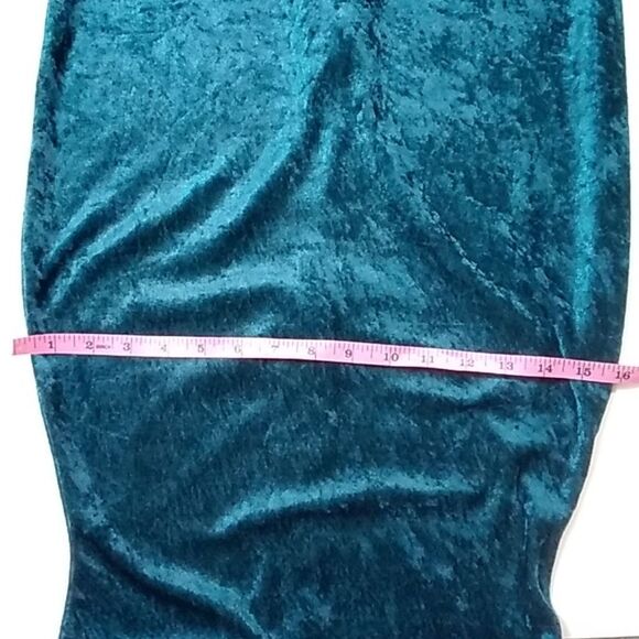 Style Retro Pinup Velvet Women's Dress Size Approximately XS S - Picture 10 of 15